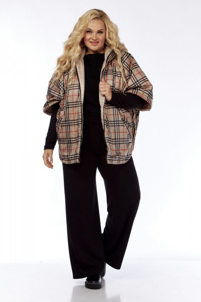 Пончо двустороннее с карманами и капюшоном Диомант 2014 - фото 11