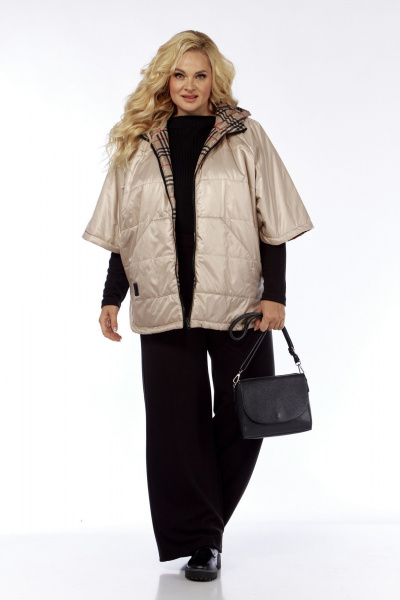 Пончо двустороннее с карманами и капюшоном Диомант 2014 - фото 1