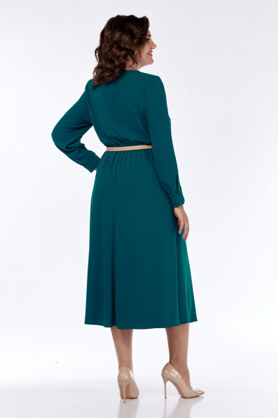 Платье А-силуэта с карманами и съемным поясом из текстиля Jurimex 3192 - фото 9