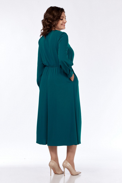 Платье А-силуэта с карманами и съемным поясом из текстиля Jurimex 3192 - фото 2