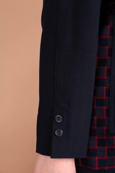 Демисезонный женский комплект блузон и брюки с карманами Liona Style 768 - фото 6