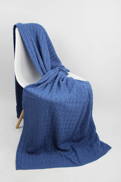 Плед Полесье С7103-23 3С3245-Д43 королевский_синий - фото 1