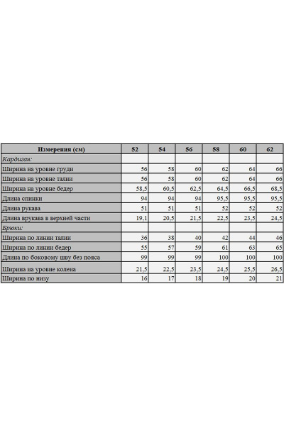 Брюки, кардиган ANASTASIA MAK 692 синий - фото 7