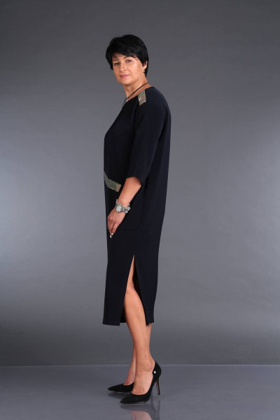 Платье ZigzagStyle 357 черный - фото 5