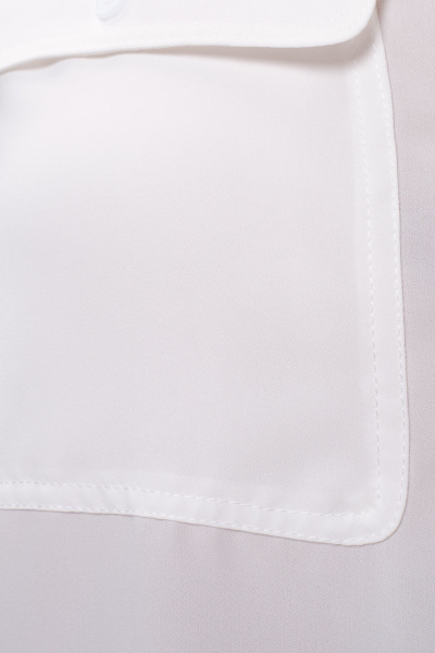 Черные расклешённые брюки классического кроя для города Панда 163440w молочный - фото 5