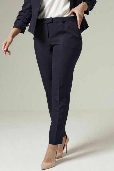 Брюки и жакет синий классический для делового гардероба Панда ПА-424920 темно-синий - фото 3