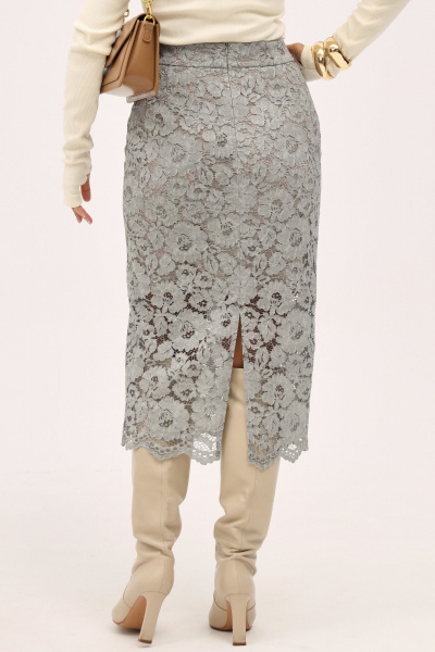 Юбка-карандаш из кружевной ткани на каждый день Angelina & Сompany 1153 - фото 4