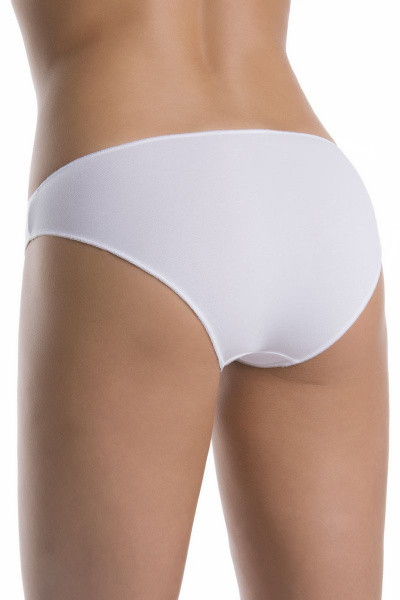 Трусы женские слит из эластичного полотна из хлопка Teyli 136 белый - фото 2