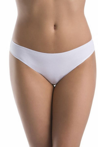 Трусы женские слит из эластичного полотна из хлопка Teyli 136 белый - фото 1