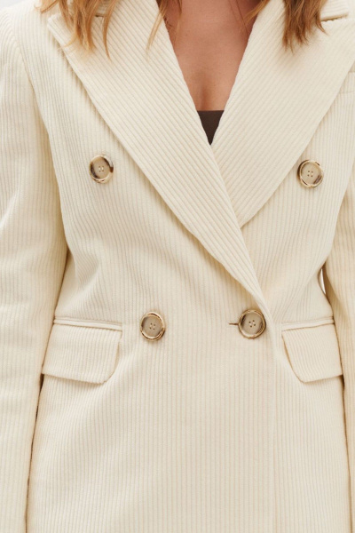 Модный жакет из вельвета с клапанами и средним швом C. of PAPAYA NEW 1705-1 - фото 4