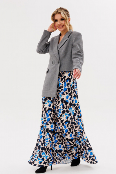 Полуприлегающий жакет с асимметричным низом и прорезным карманом Ambera Style 1102 - фото 3