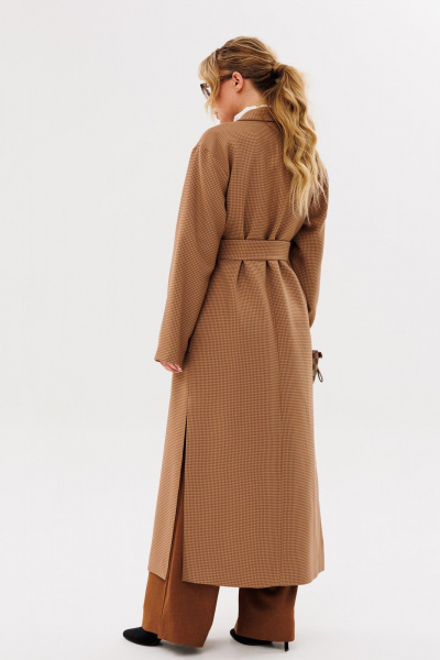 Демисезонный кардиган со спущенным плечом и накладными карманами Ambera Style 1105 - фото 4