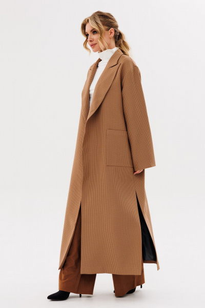 Комплект из трикотажа: свободный кардиган, джемпер и брюки Ambera Style 3011 - фото 1