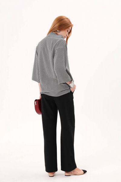 Брюки свободного кроя и джемпер с воротником-стойкой NikVa 807-1 - фото 3