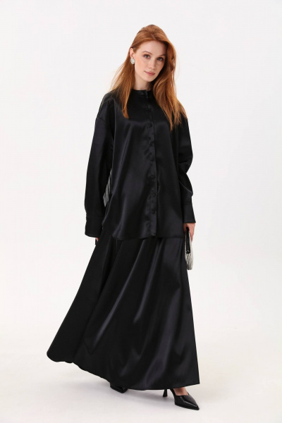 Блуза и юбка солнце с плиссированным декором NikVa 812-1 - фото 4