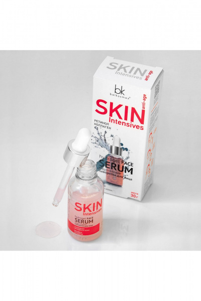 Бесцветная сыворотка с ретинолом и коллагеном 30 г Belkosmex SKIN Intensives Сохранение молодости кожи - фото 2
