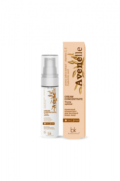 Крем для лица с овсом и витамином C для молодой кожи Belkosmex AVENElle Кремовый концентрат для лица - фото 1