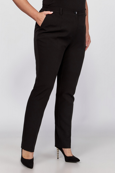 Демисезонные классические брюки с высокой посадкой и карманами Algranda А4018 - фото 3