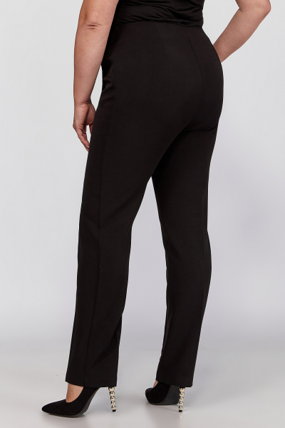 Брюки больших размеров из костюмной ткани с эластичной тесьмой Algranda А4018-a - фото 2