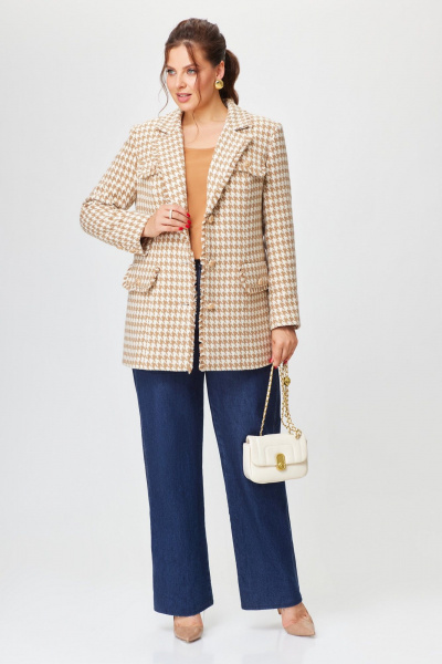 Жакет с прорезными карманами и рельефами на каждый день Svetlana-Style 2028 - фото 2