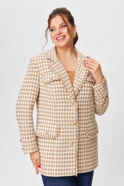 Жакет с прорезными карманами и рельефами на каждый день Svetlana-Style 2028 - фото 1