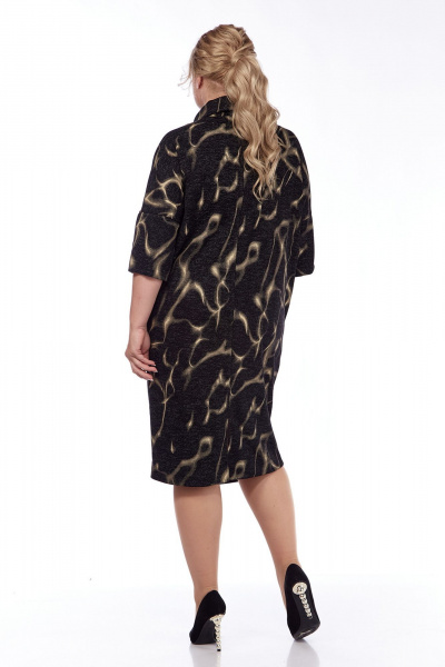 Платье свободного силуэта с воротником-хомутом Jurimex 3202 - фото 2