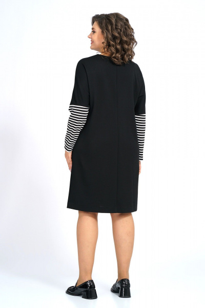 Платье прямого силуэта с термоаппликацией и молнией на спинке Alani Collection 2201 - фото 5