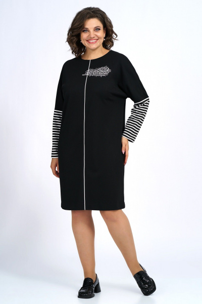 Платье прямого силуэта с термоаппликацией и молнией на спинке Alani Collection 2201 - фото 4