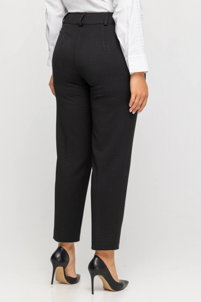 Классические брюки из плотного костюмного материала Avila 0964 черный - фото 8