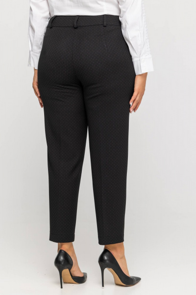 Классические брюки из плотного костюмного материала Avila 0964 черный - фото 7