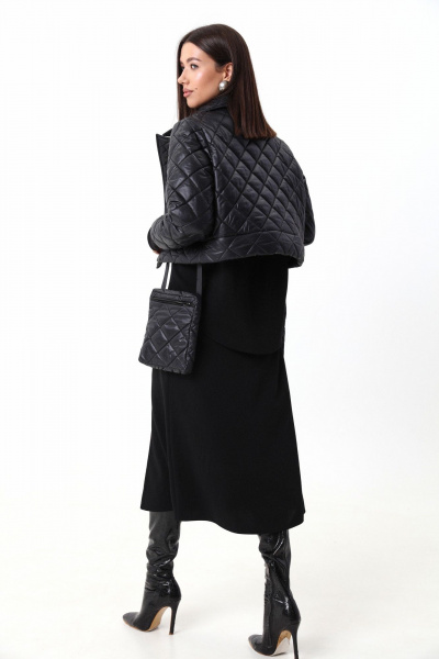 Комплект жилет и куртка из плащёвой ткани с съёмными элементами LM 101 черный - фото 22