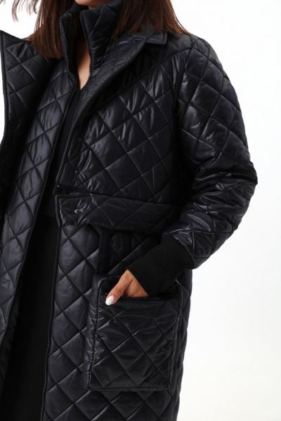 Комплект жилет и куртка из плащёвой ткани с съёмными элементами LM 101 черный - фото 20