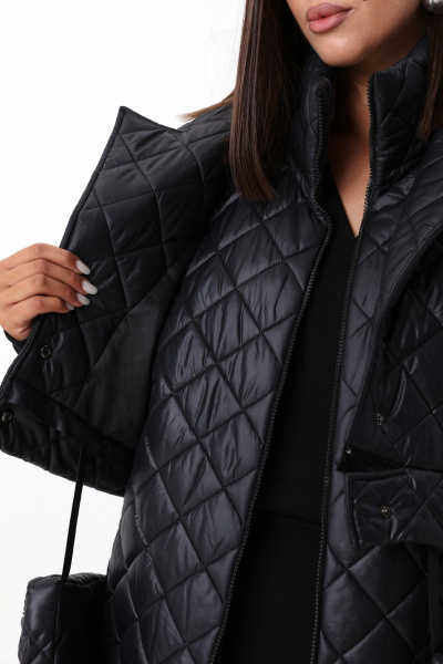 Комплект жилет и куртка из плащёвой ткани с съёмными элементами LM 101 черный - фото 19