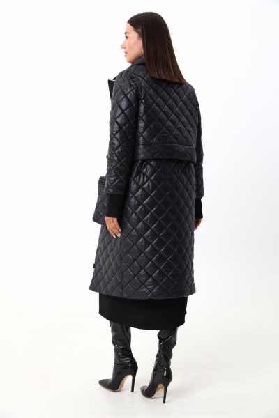 Комплект жилет и куртка из плащёвой ткани с съёмными элементами LM 101 черный - фото 16