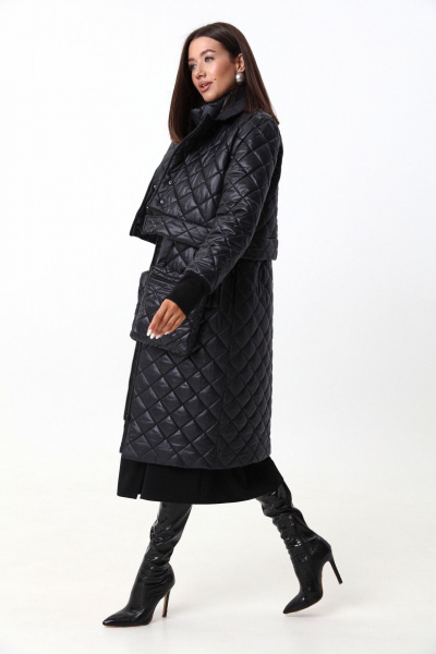 Комплект жилет и куртка из плащёвой ткани с съёмными элементами LM 101 черный - фото 15