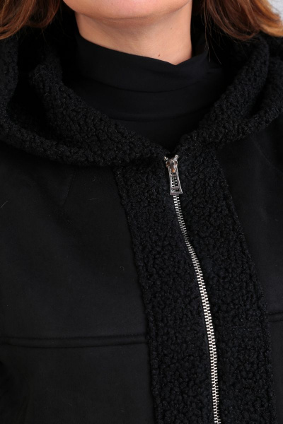 Полупальто Диомант 1580 черный - фото 4