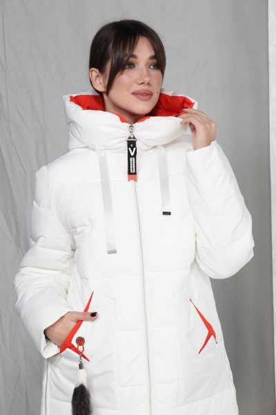 Пальто Beautiful&Free 4015 белый - фото 8