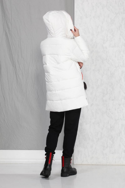 Пальто Beautiful&Free 4015 белый - фото 7