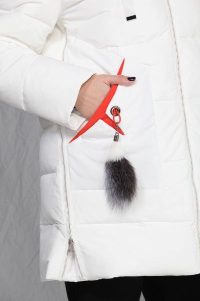 Пальто Beautiful&Free 4015 белый - фото 10