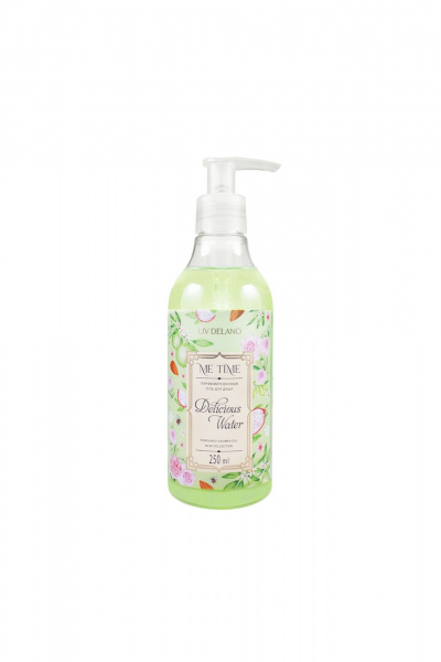 Гель для душа парфюмированный с розой и ревенем 250 мл LIV DELANO Me Time Delicious Water Гель для душа парфюмированный - фото 1