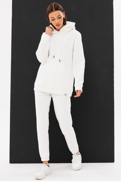 Костюм утепленный из трикотажа с зауженными брюками и капюшоном Kivviwear 40524053.53 - фото 2