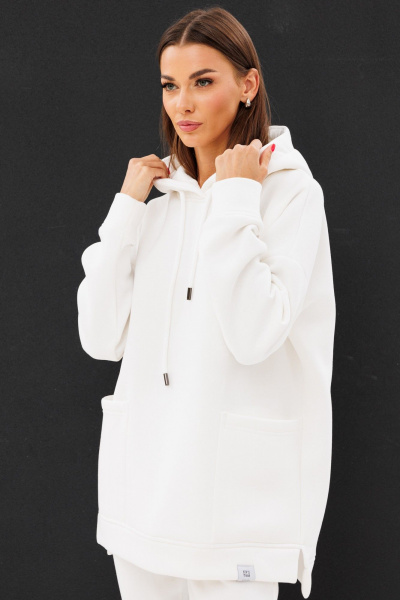 Костюм оверсайз из утепленного трикотажа с боковыми разрезами Kivviwear 40574053.26 - фото 9