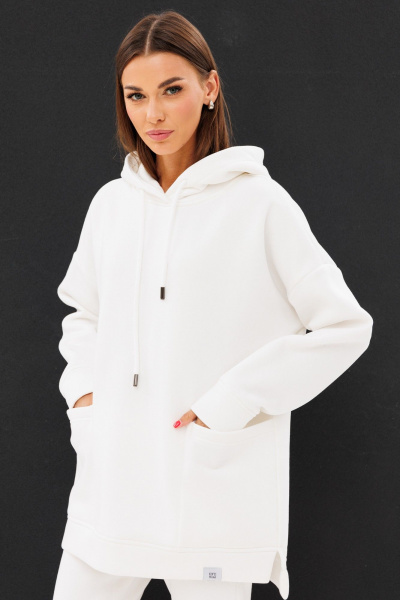 Костюм оверсайз из утепленного трикотажа с боковыми разрезами Kivviwear 40574053.26 - фото 7