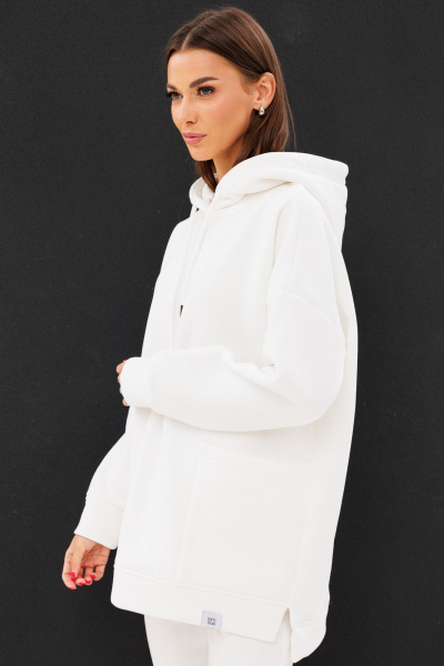 Костюм оверсайз из утепленного трикотажа с боковыми разрезами Kivviwear 40574053.26 - фото 5