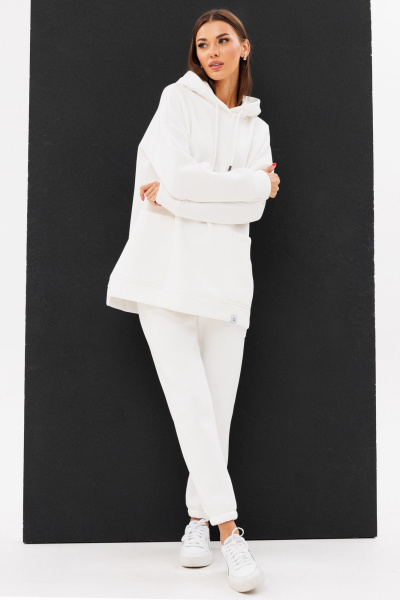 Костюм оверсайз из утепленного трикотажа с боковыми разрезами Kivviwear 40574053.26 - фото 4