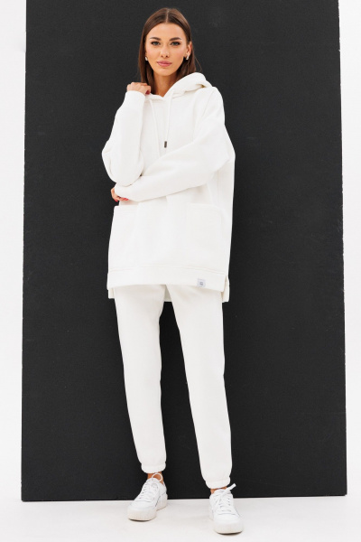 Костюм оверсайз из утепленного трикотажа с боковыми разрезами Kivviwear 40574053.26 - фото 3