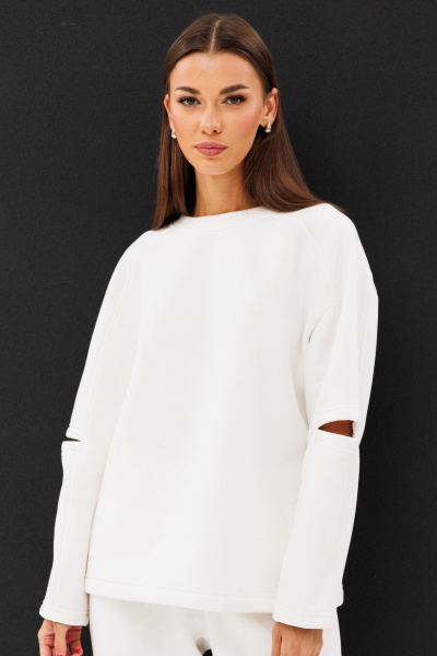 Костюм из трикотажа с разрезами и свободным стилем Kivviwear 42234224.01 - фото 8