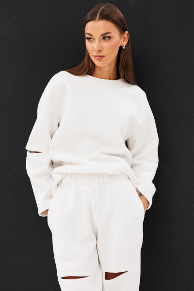 Костюм из трикотажа с разрезами и свободным стилем Kivviwear 42234224.01 - фото 7