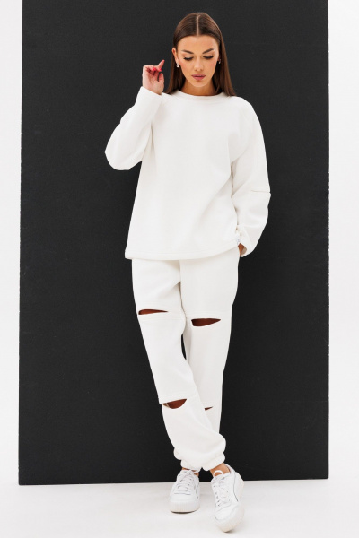 Костюм из трикотажа с разрезами и свободным стилем Kivviwear 42234224.01 - фото 3