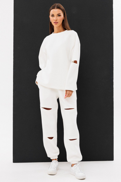 Костюм из трикотажа с разрезами и свободным стилем Kivviwear 42234224.01 - фото 2